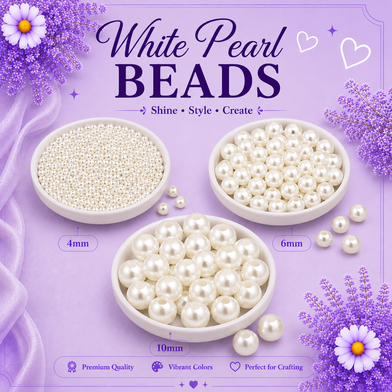 Plastic Beads Pearls