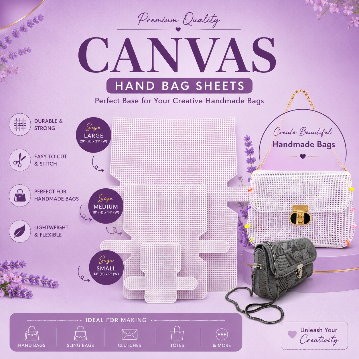 Canvas Sheets for Bags