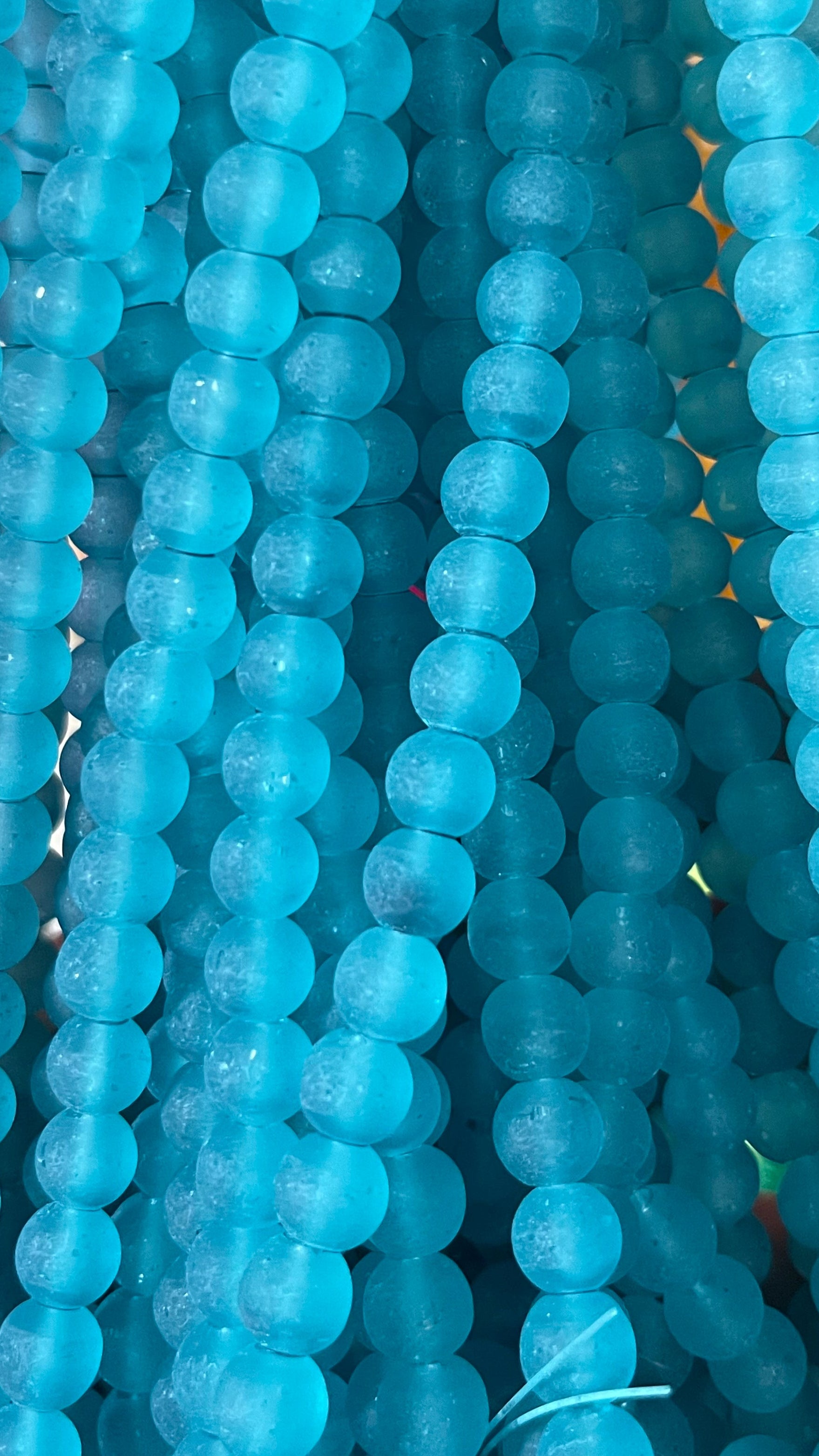 Mate glass beads 8mm