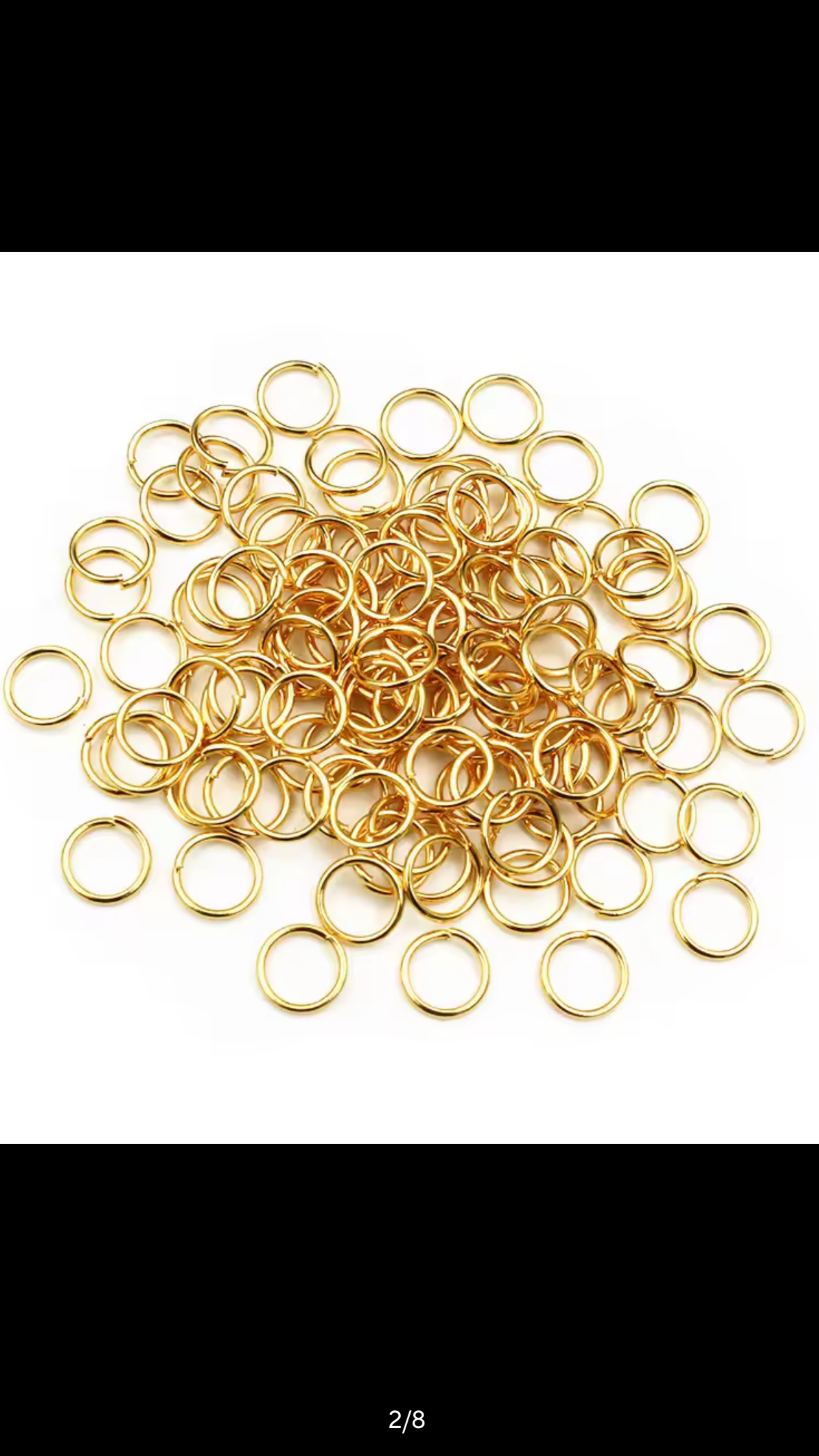 Jump Ring Golden & Silver
