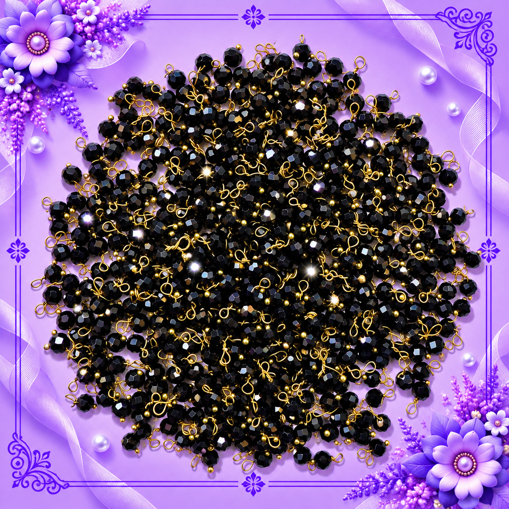 Ready loreal crystal 4mm Black