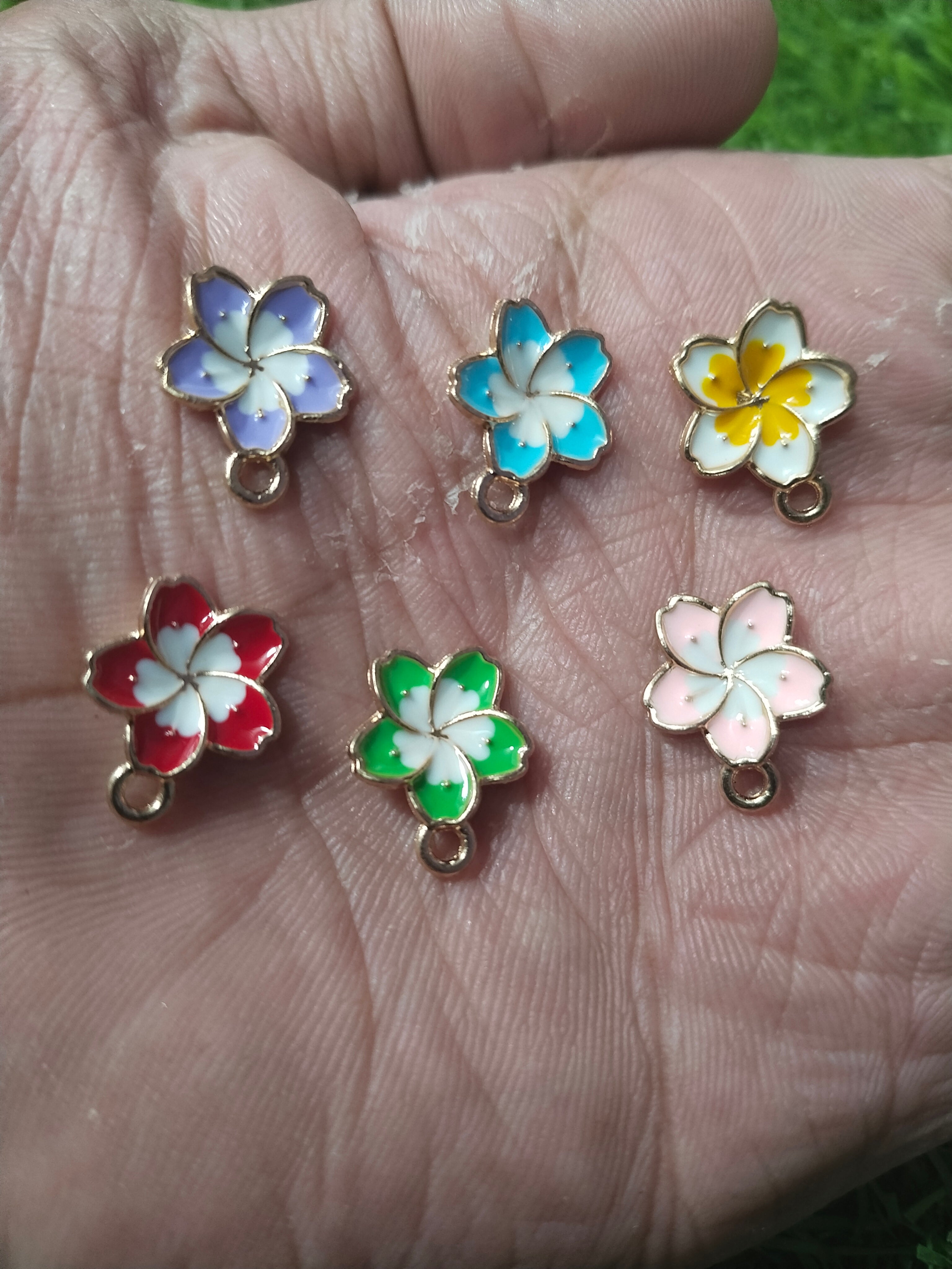 Charms and pendants 6 pcs
