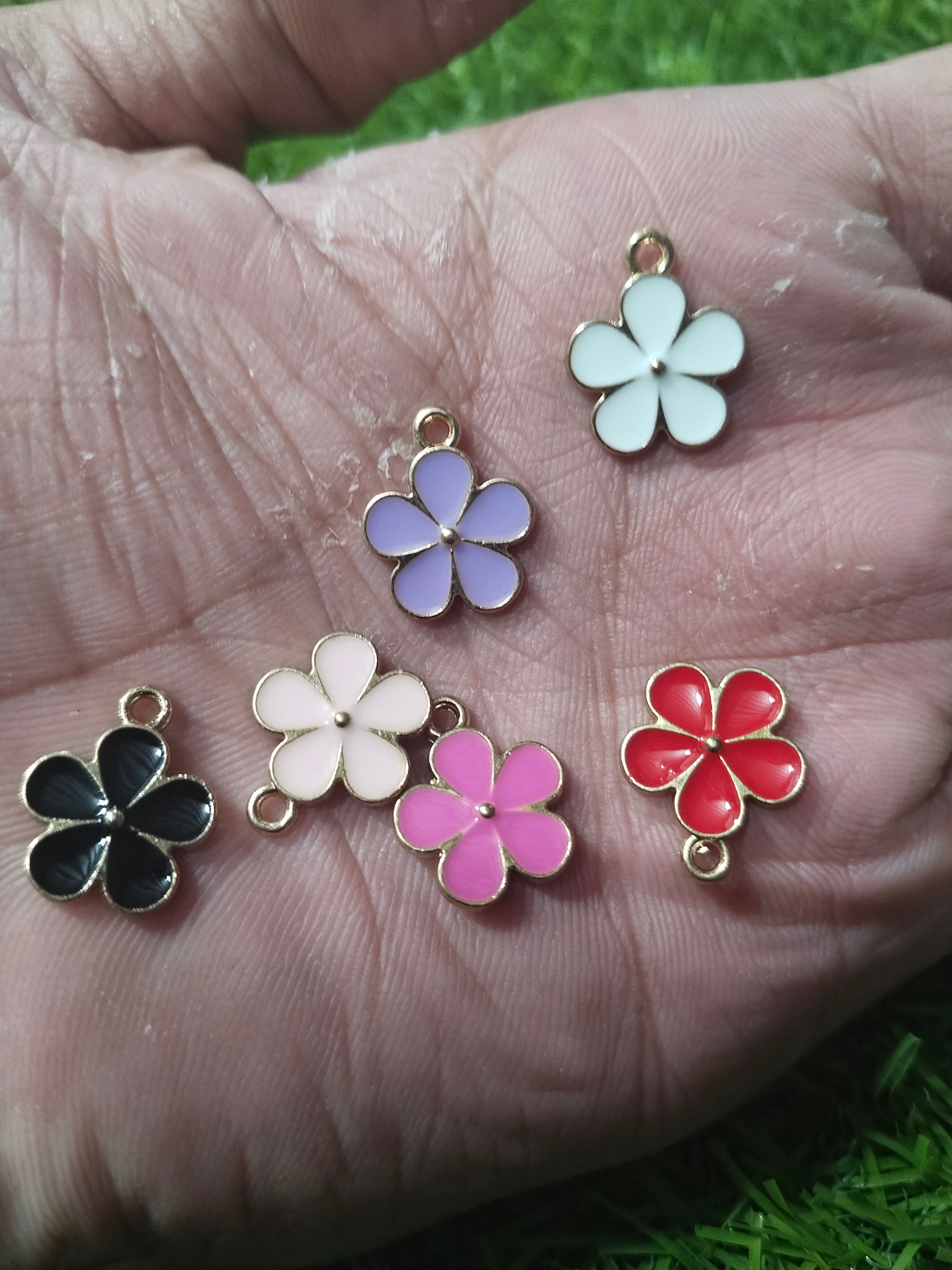 Charms and pendants 6 pcs