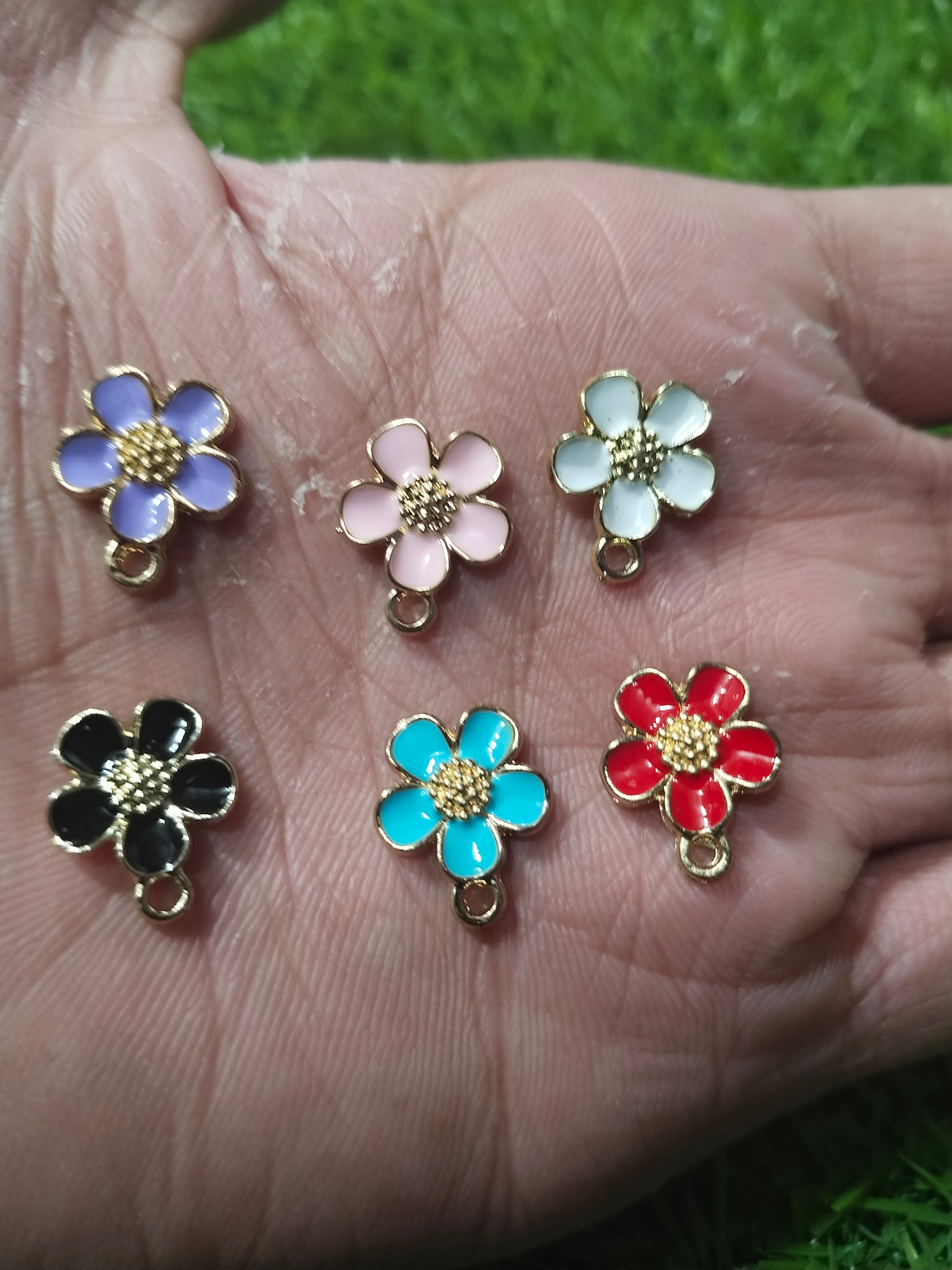 Charms and pendants 6 pcs