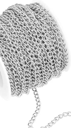 Stainless steel curb chain Golden & Silver