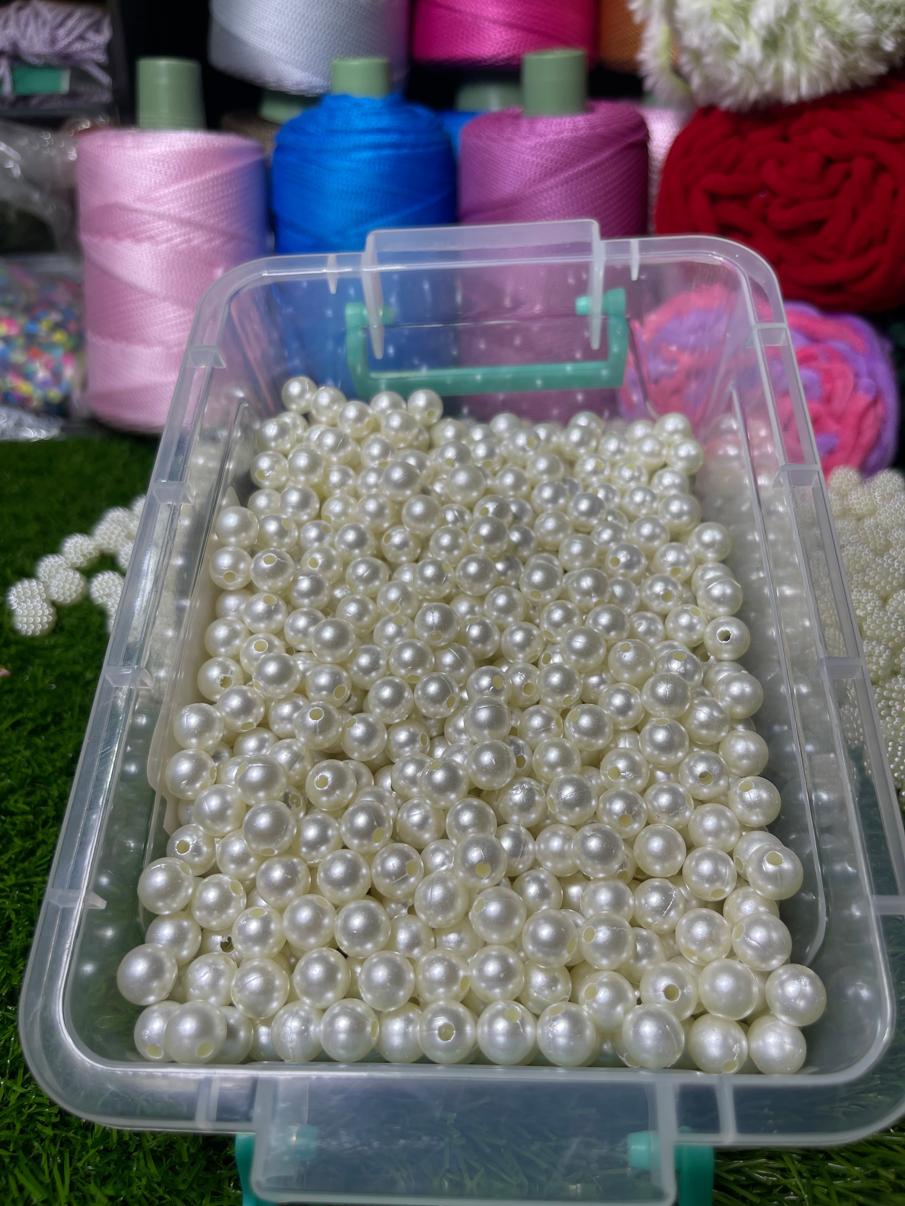 Pearl beads white 10mm