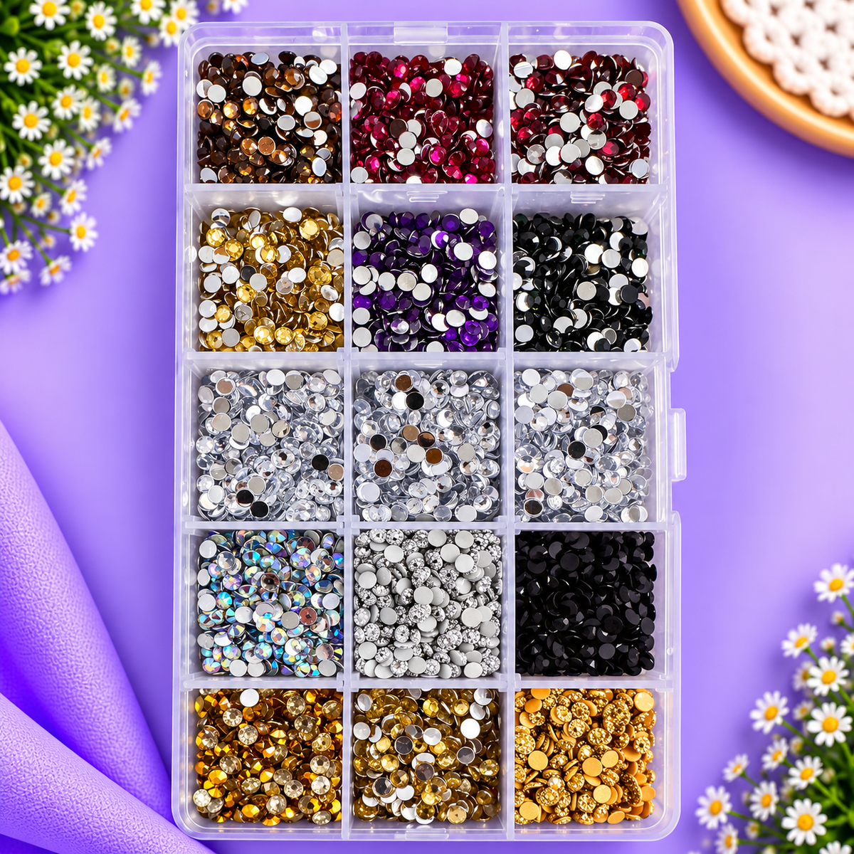 Nail Art 4mm Resin stons Kit