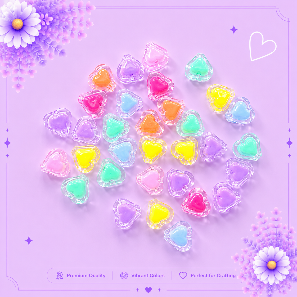 Heart Beads