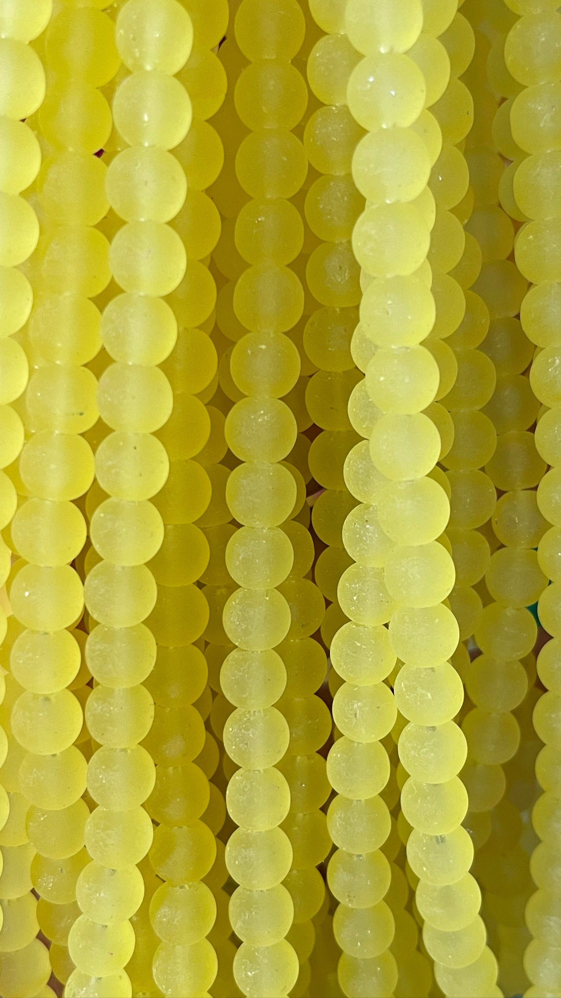 Mate glass beads 8mm