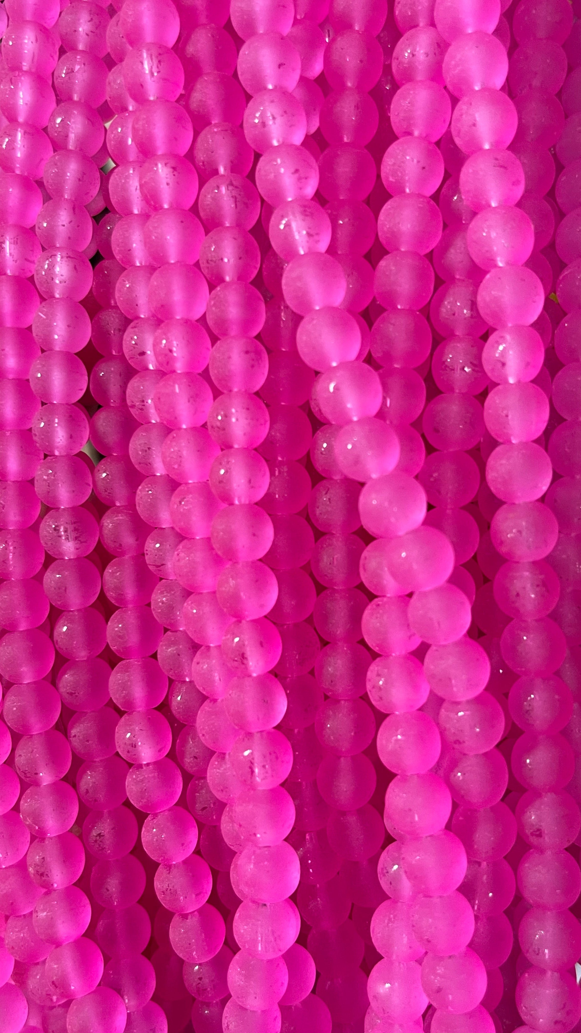 Mate glass beads 8mm