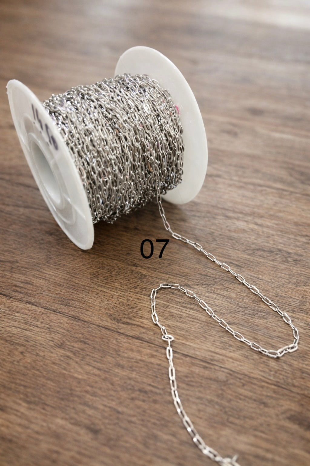 (07)_ Stainless 0.4x2x4mm Silver Chain