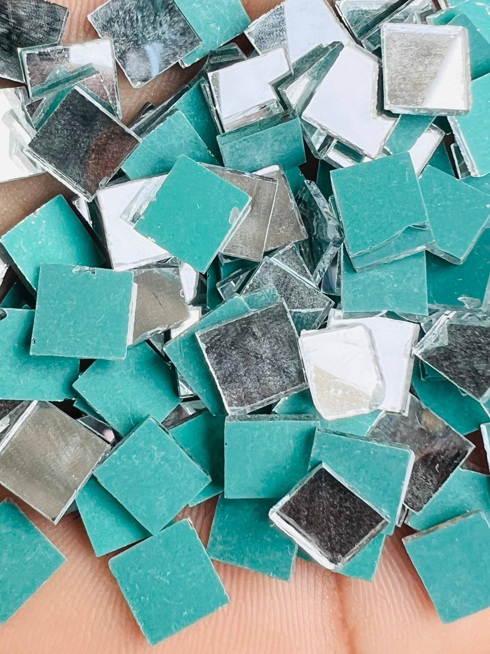 White Mirror 12x12mm