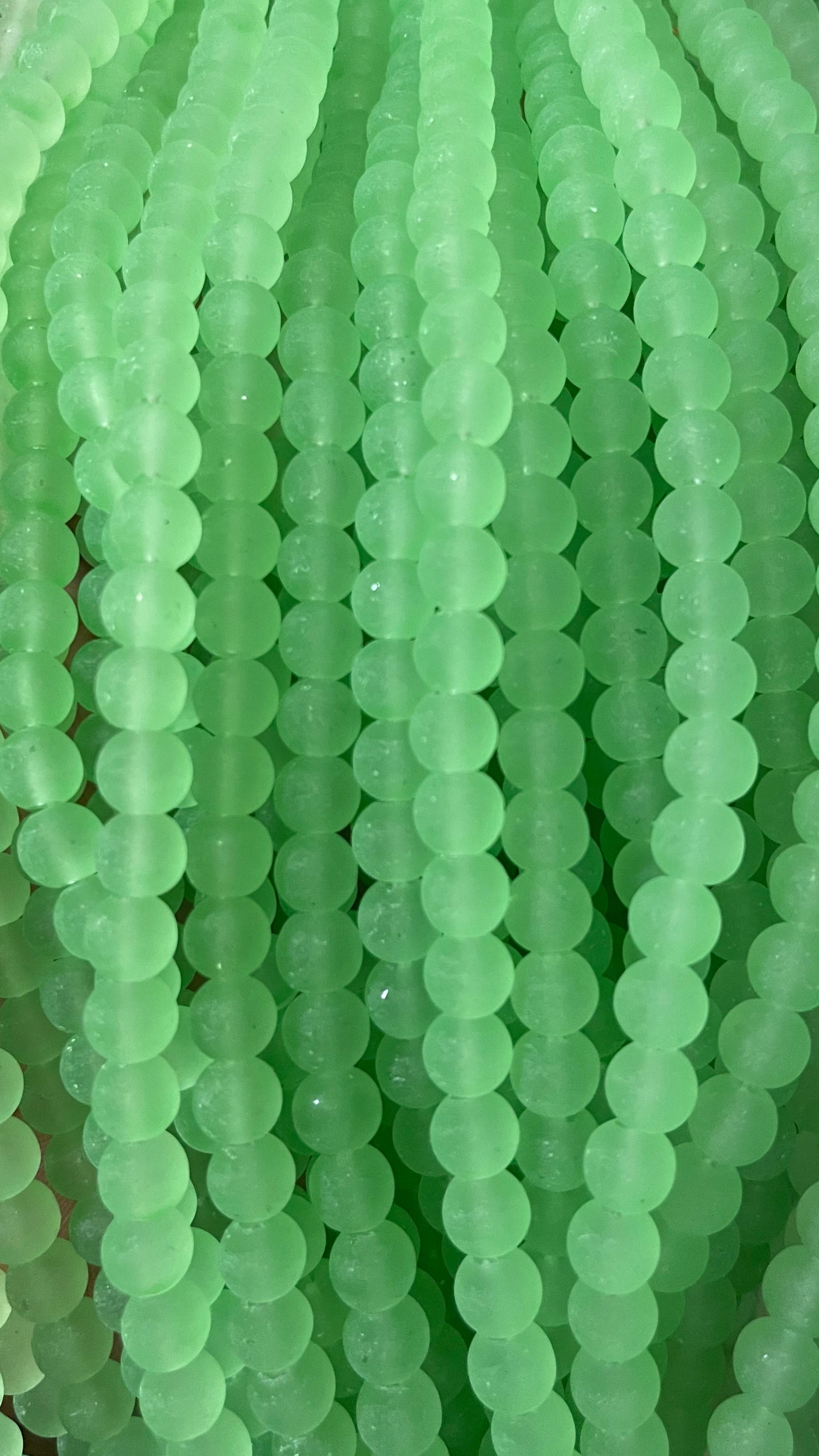 Mate glass beads 8mm