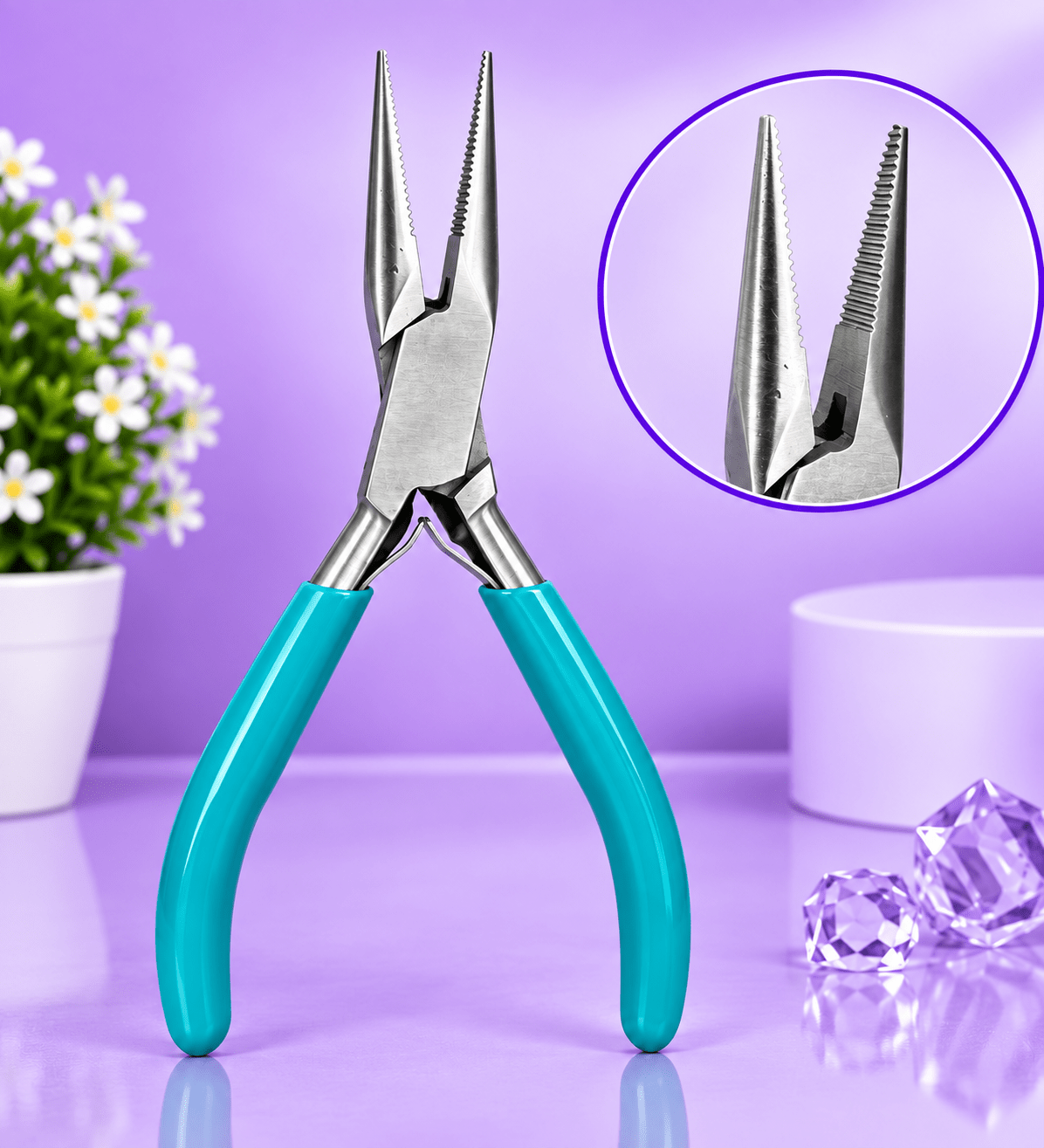 Teeth Nose pliers stainless steel