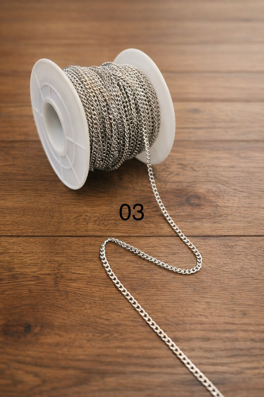 (03)_ Stainless 0.6x2mm Silver chain