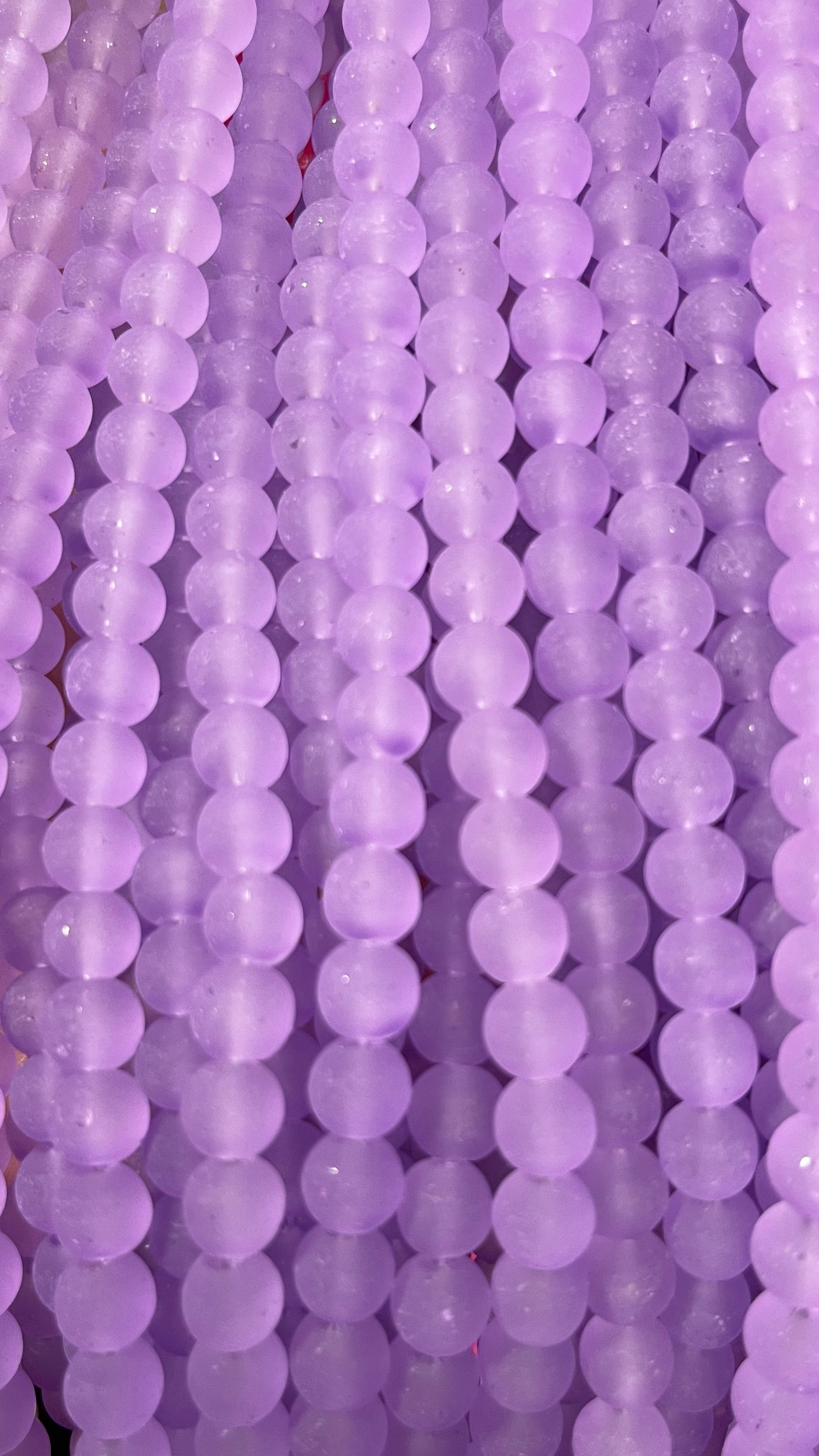 Mate glass beads 8mm