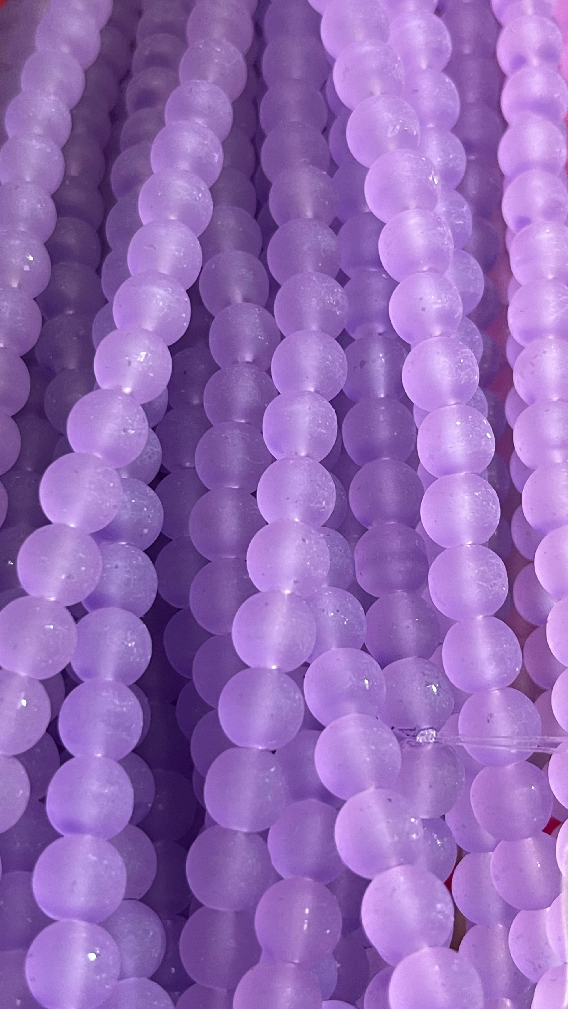 Mate glass beads 8mm