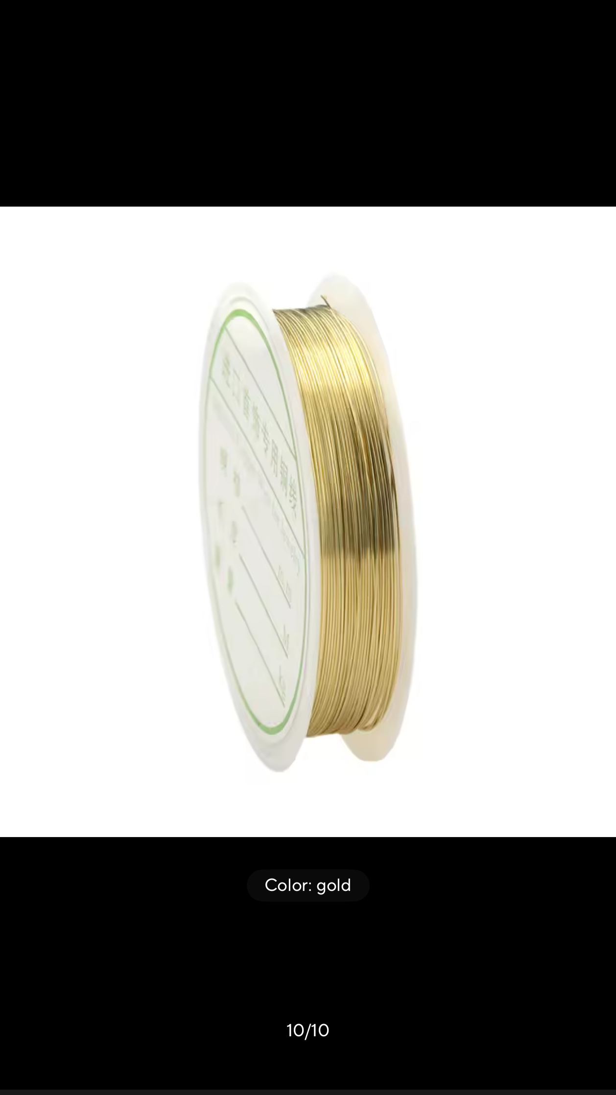 Metal Wire Golden & Silver