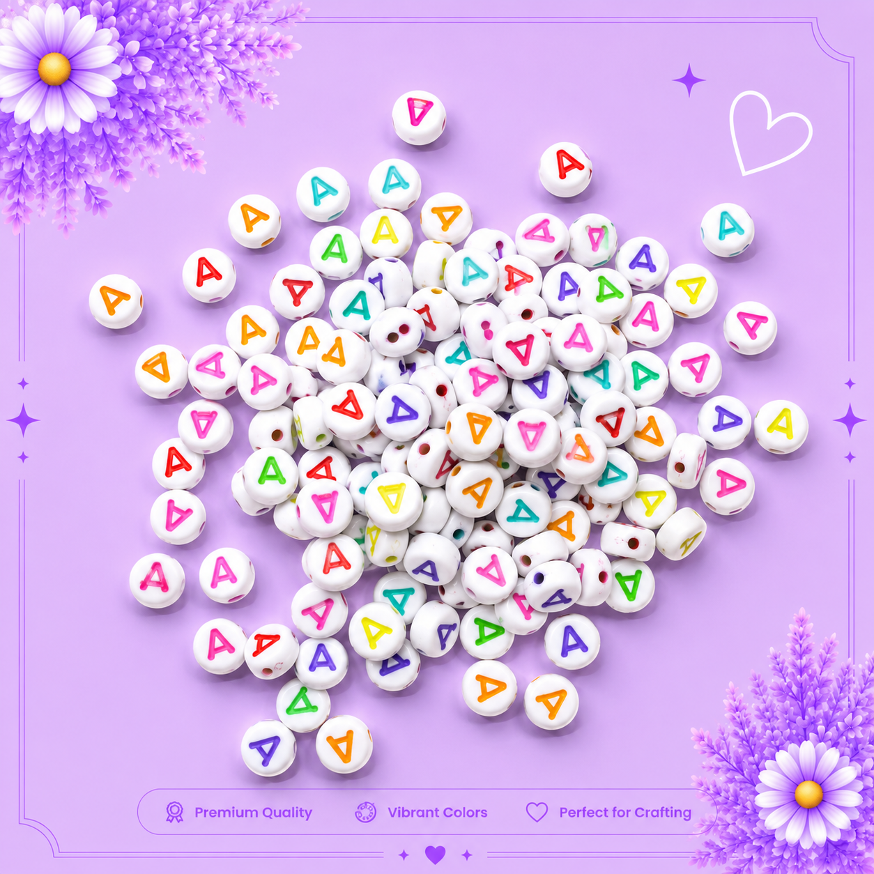 Colorful Alphabet Beads
