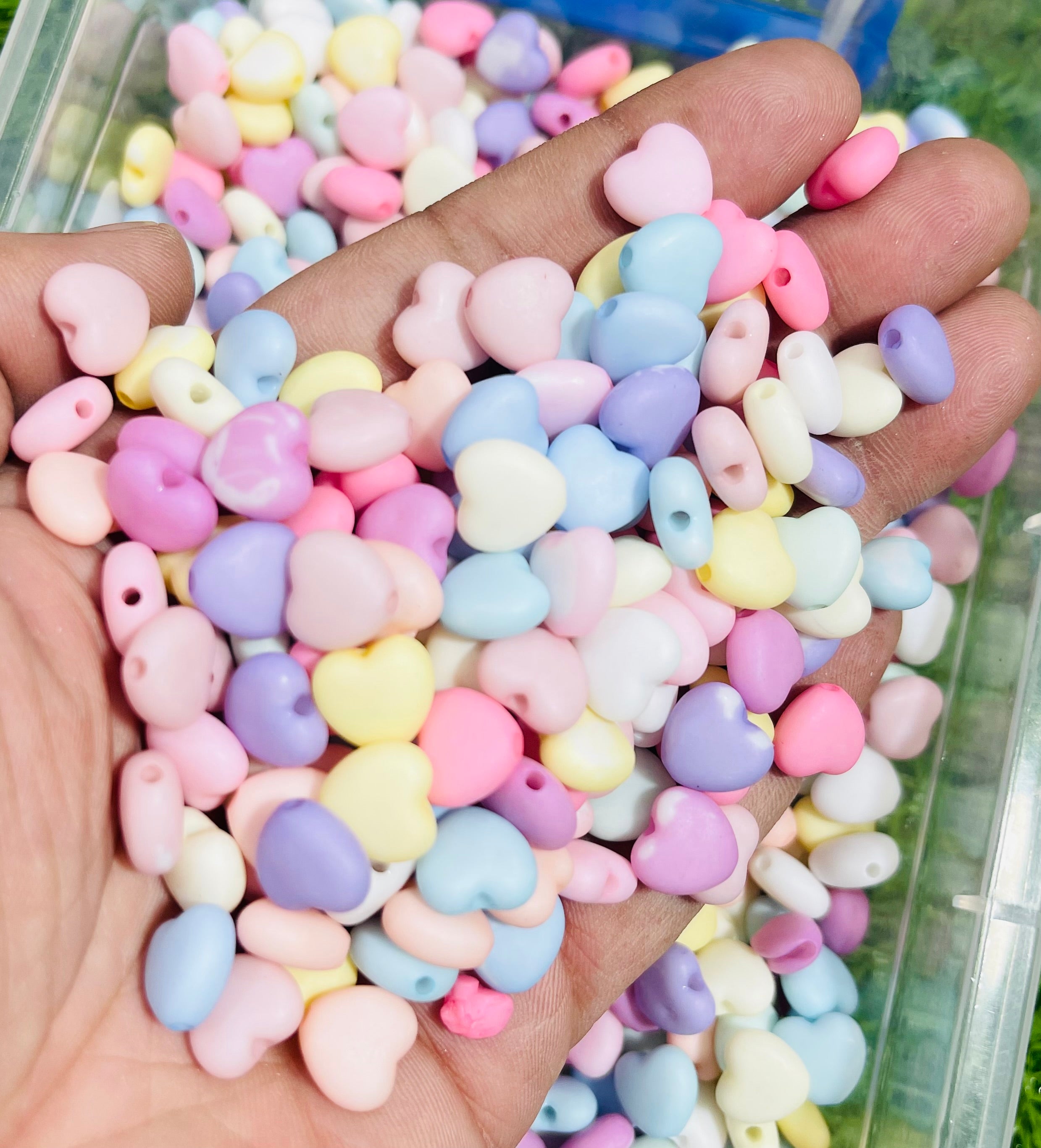 Matte Plastic Beads