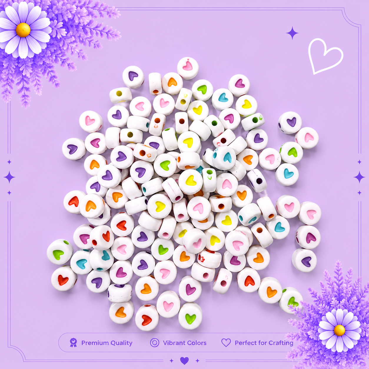 Mix color Multi Heart