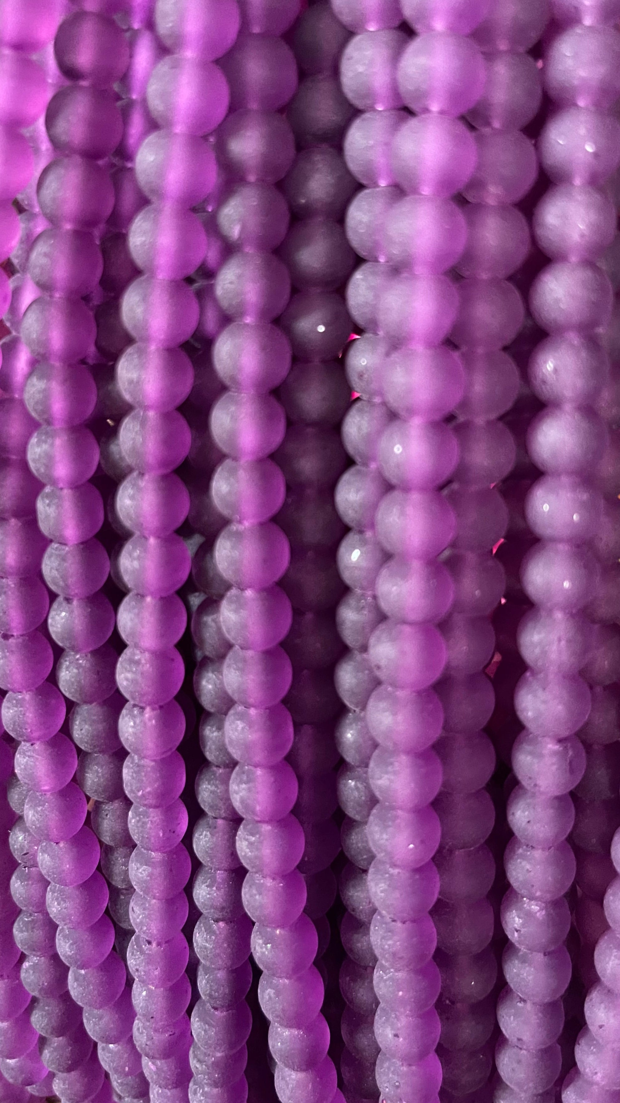Mate glass beads 8mm