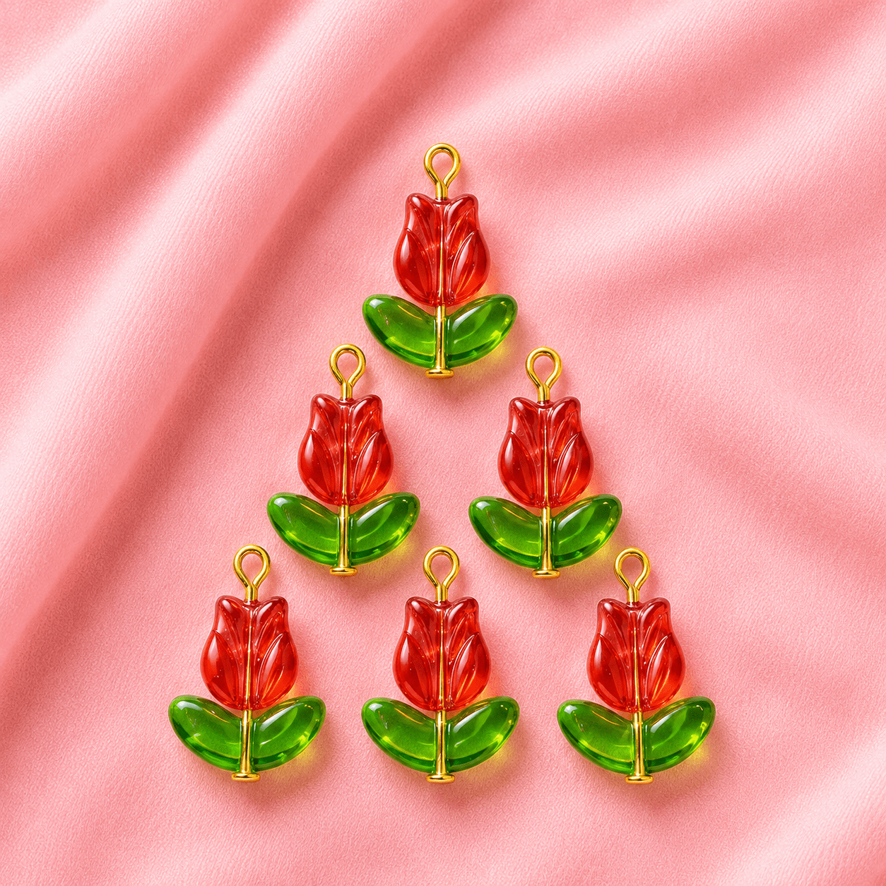 Ready Made Flower Tulips 6pcs