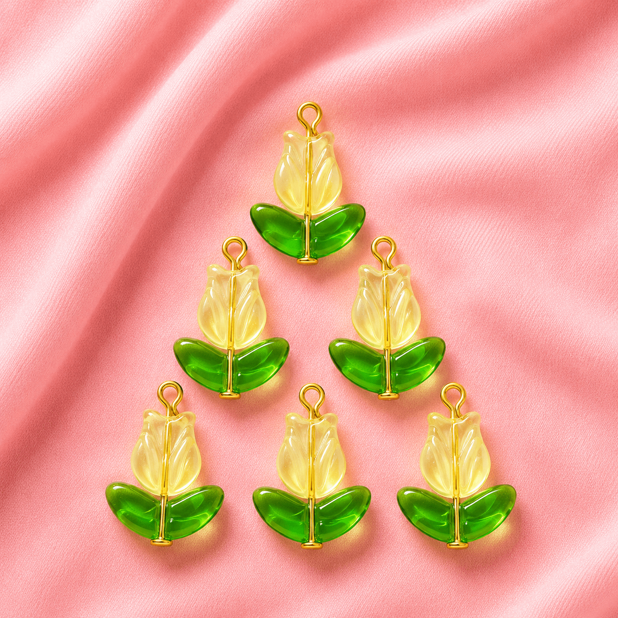 Ready Made Flower Tulips 6pcs