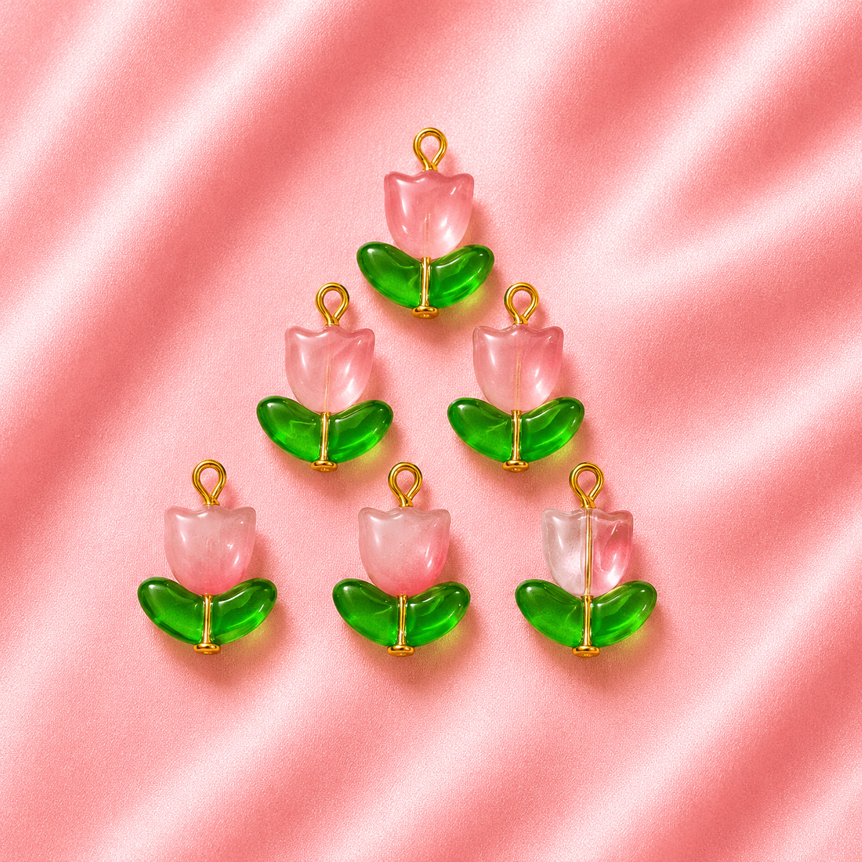 Ready Made Flower Tulips 6pcs