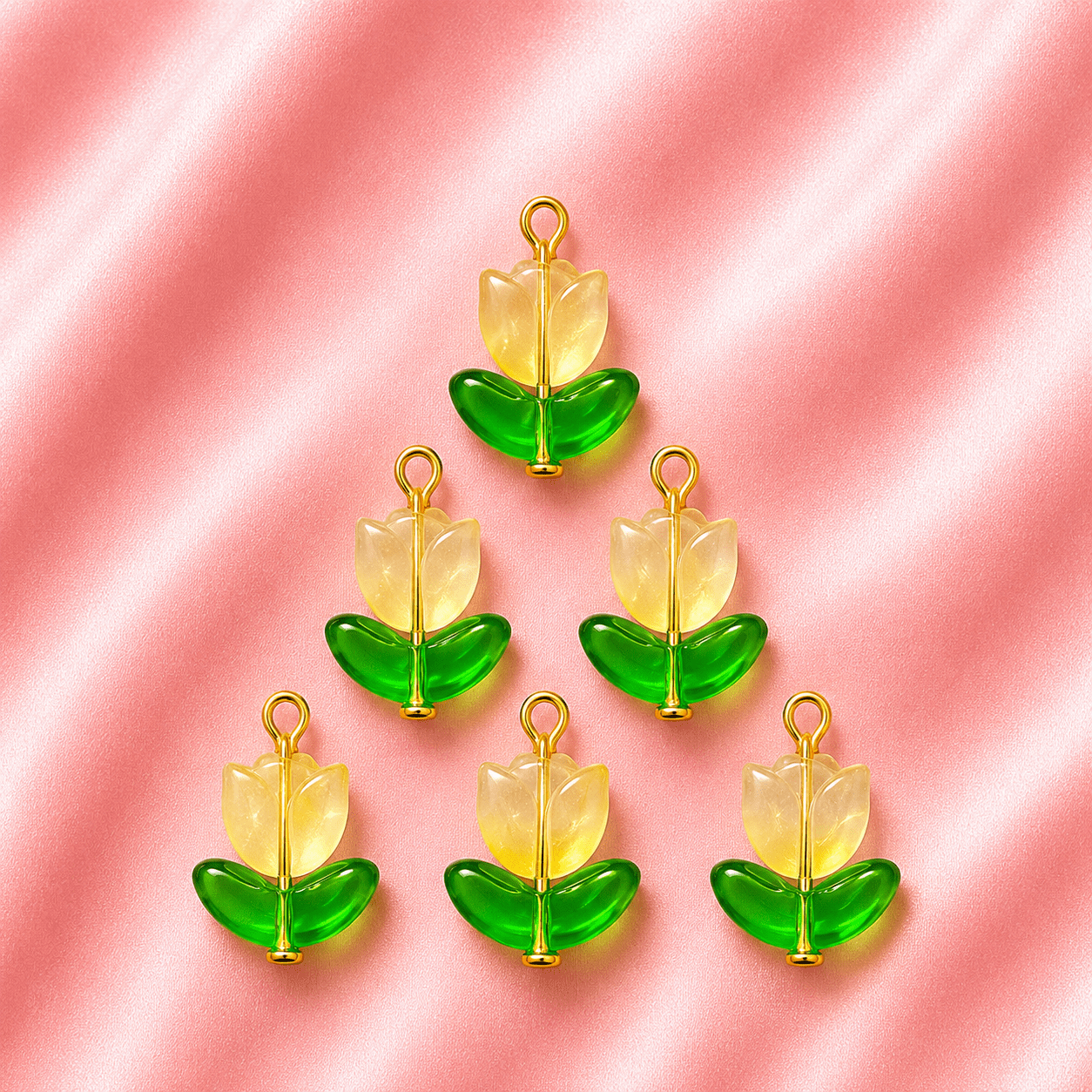 Ready Made Flower Tulips 6pcs