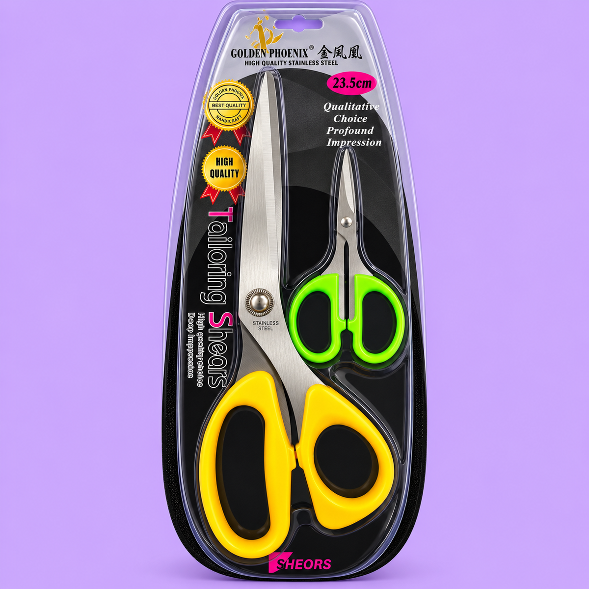 Phoenix Tailoring Shears & Scissors Set – 23.5cm Stainless Steel