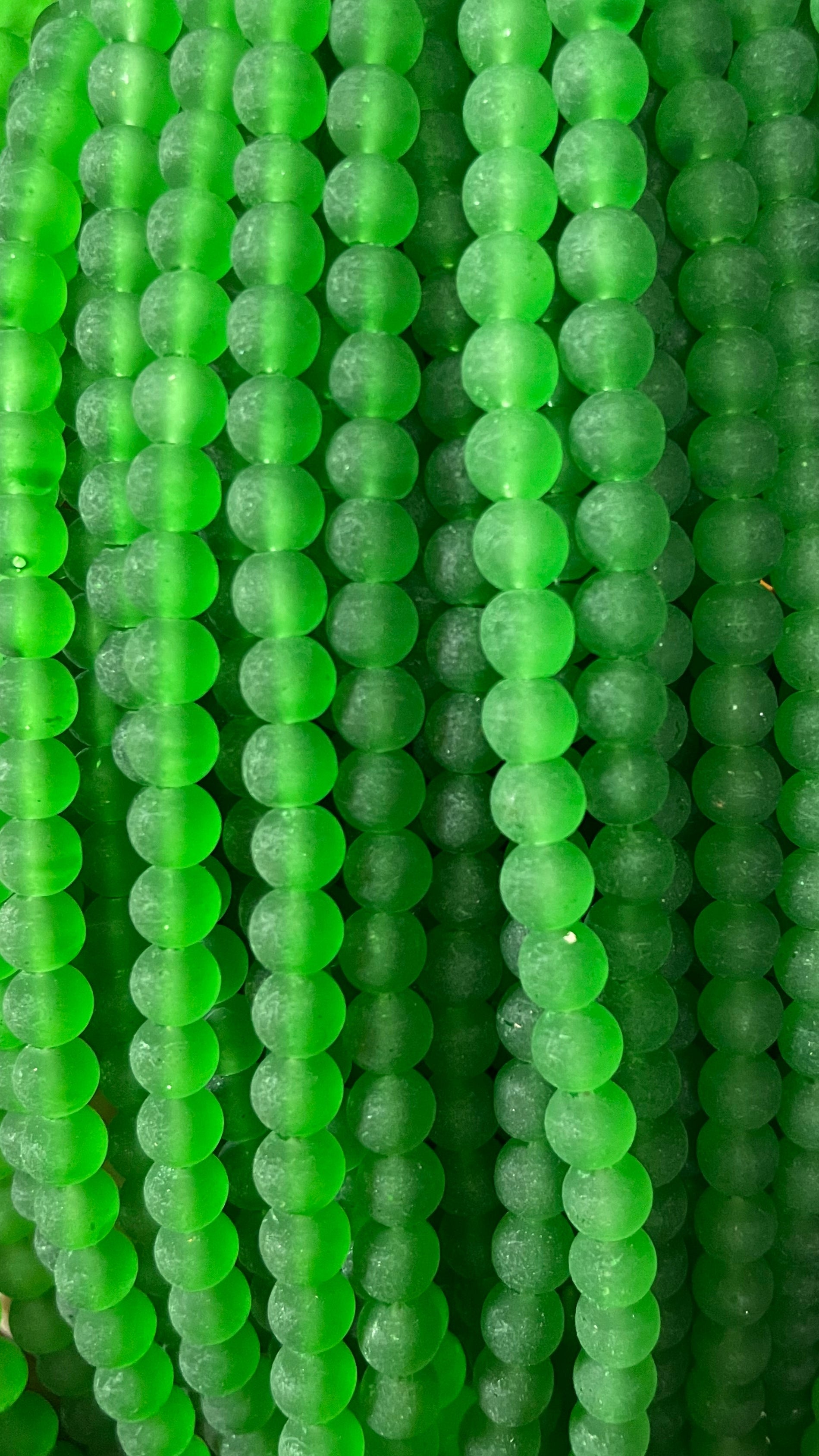 Mate glass beads 8mm