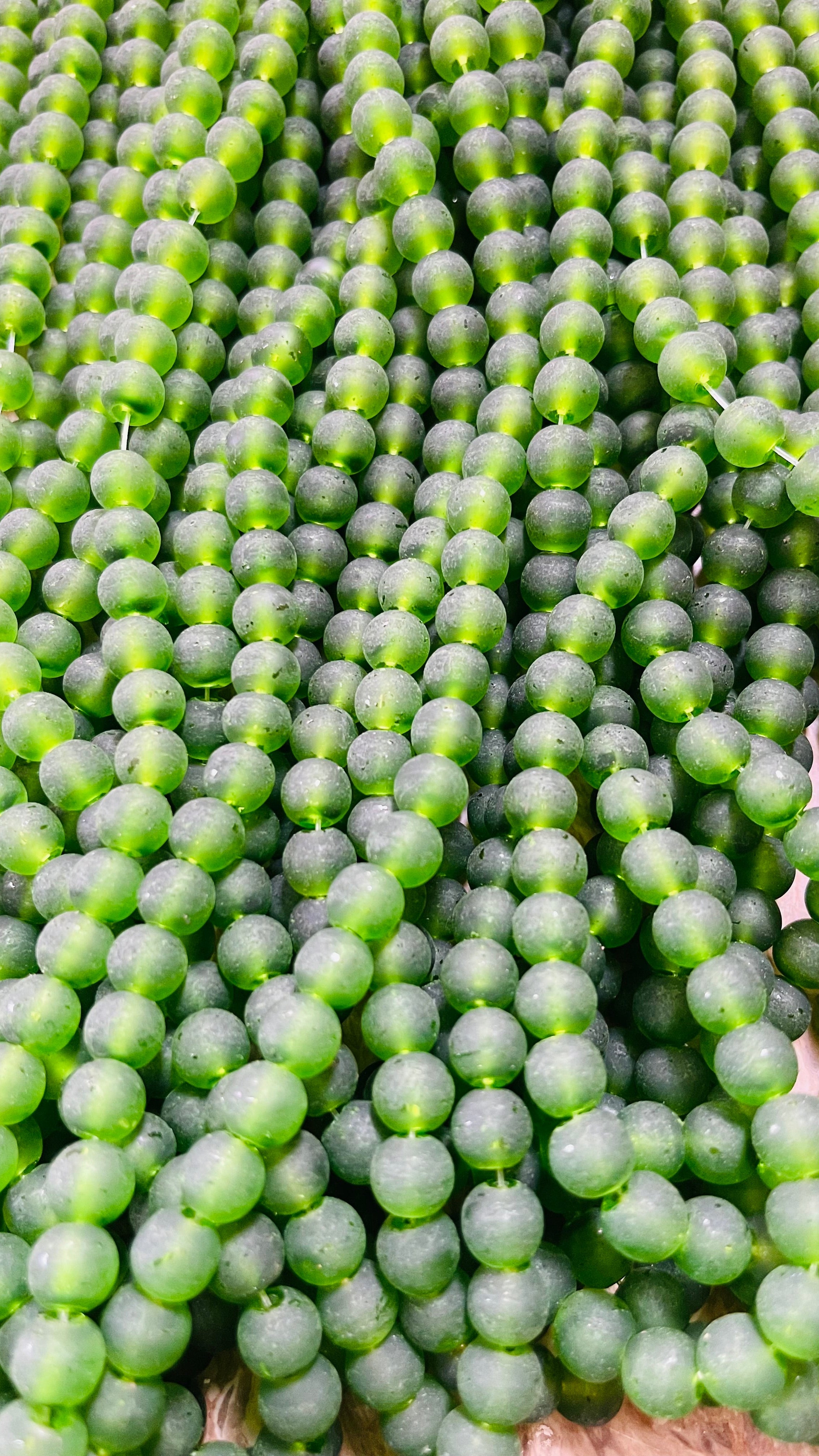 Mate glass beads 8mm
