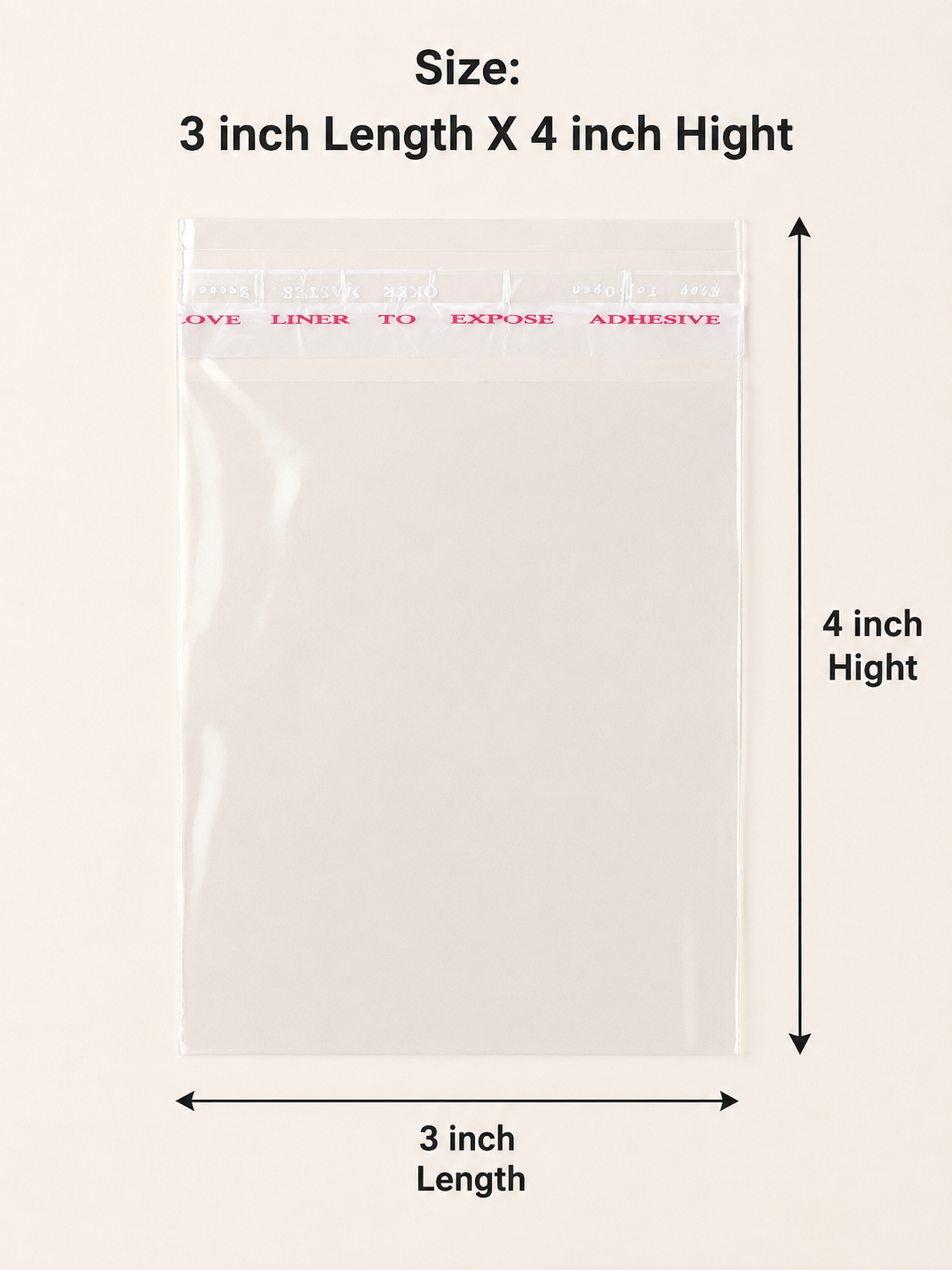 3x4inch Packaging Pouch