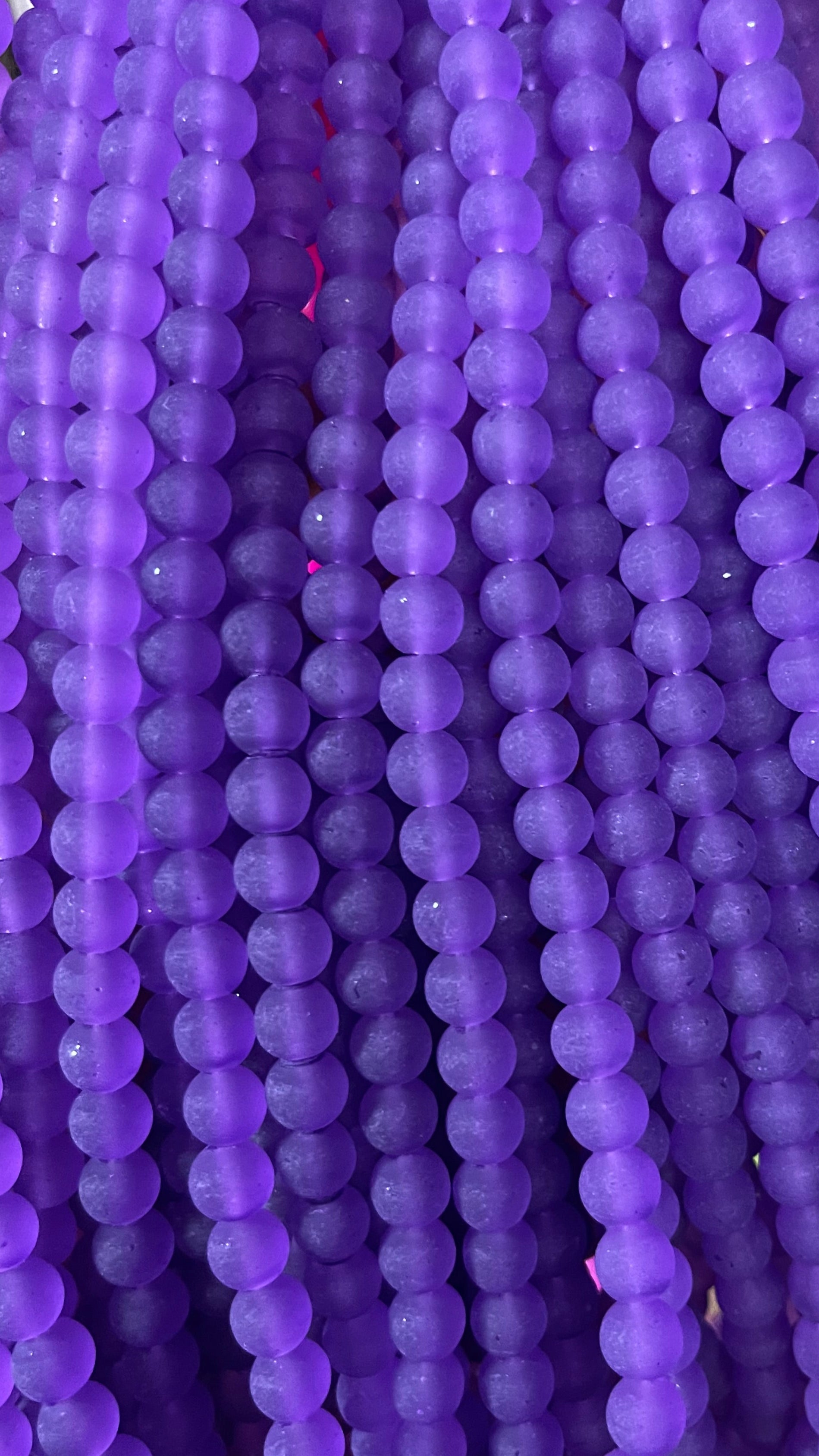 Mate glass beads 8mm