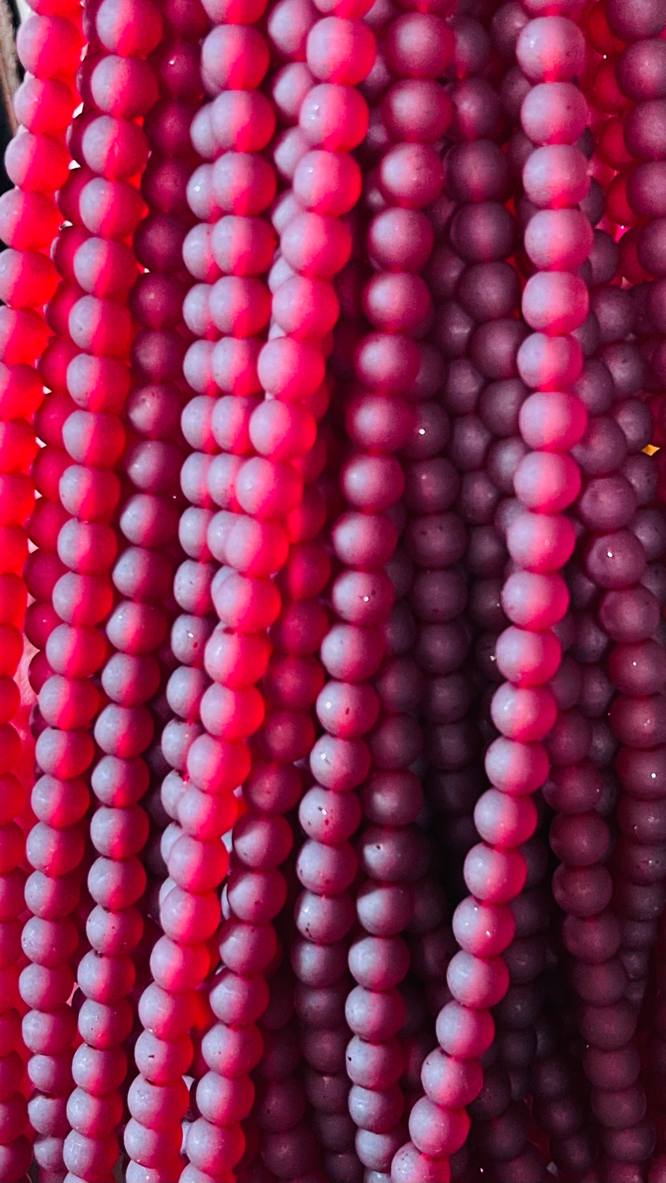 Mate glass beads 8mm