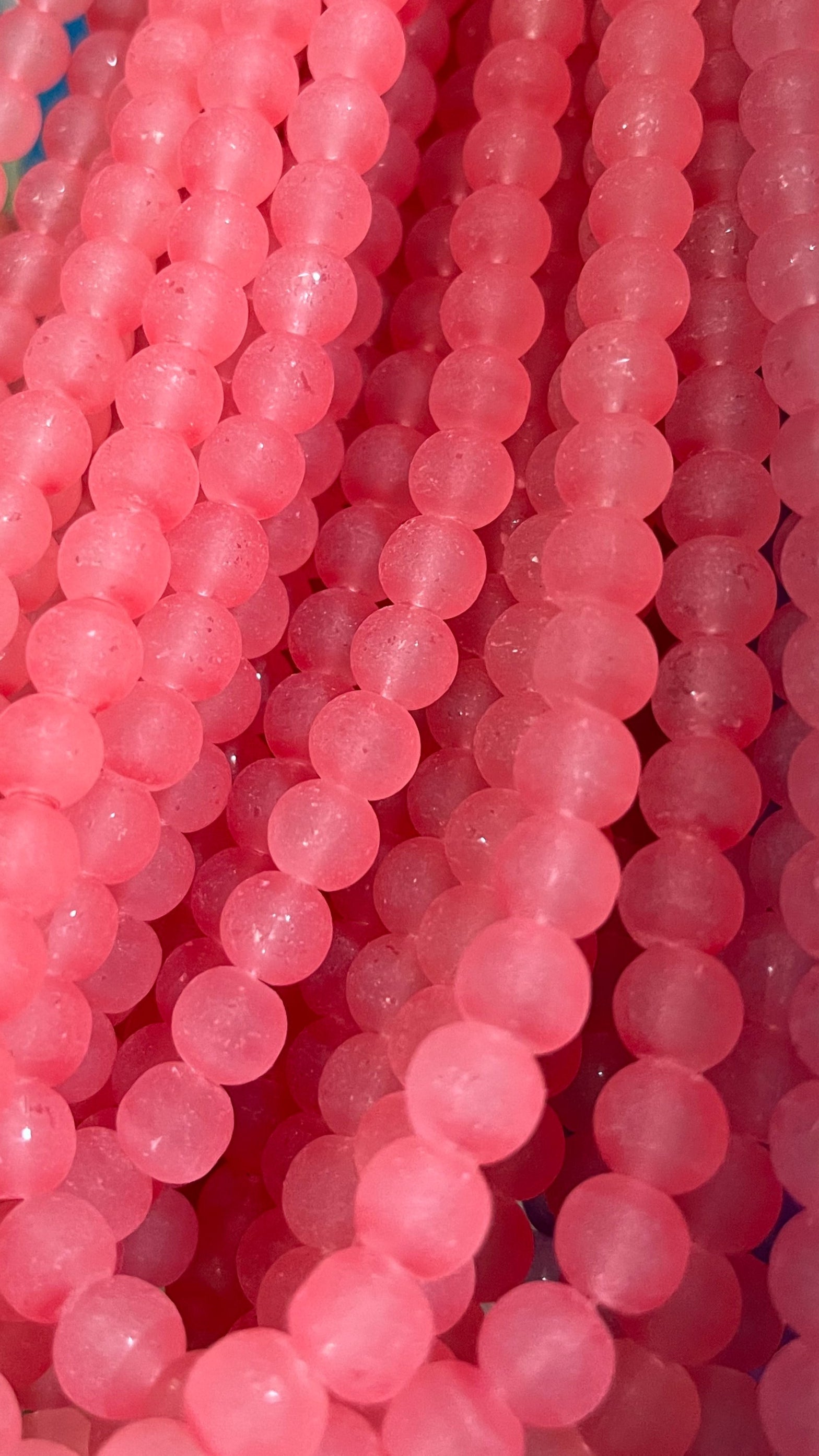 Mate glass beads 8mm