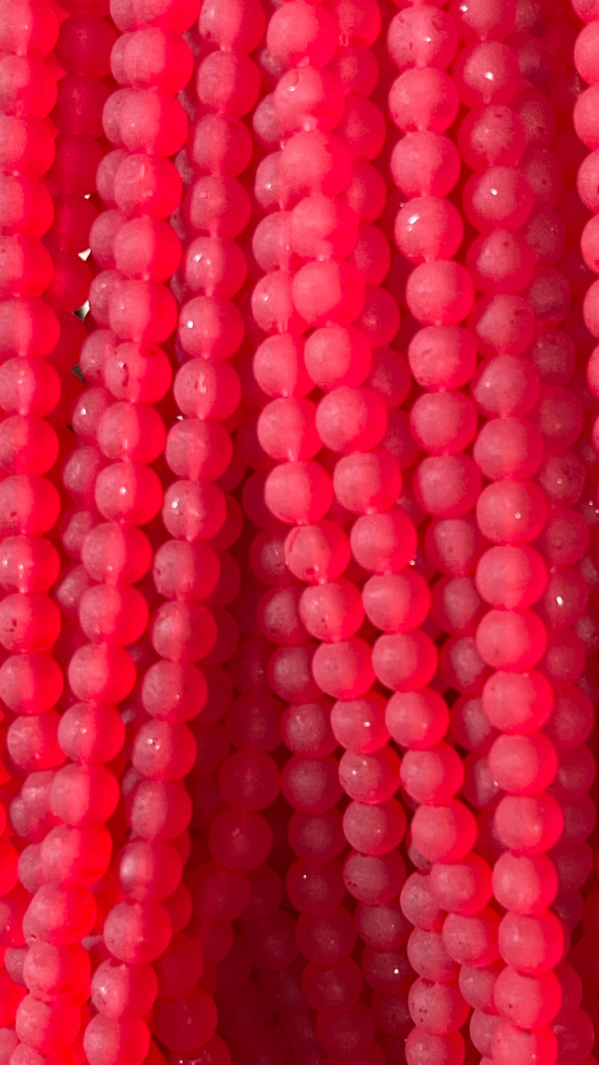 Mate glass beads 8mm