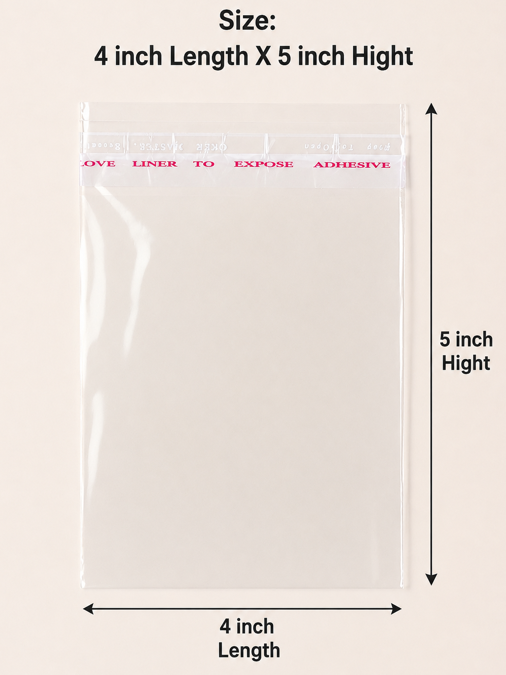 4x5 inch Packaging Pouch