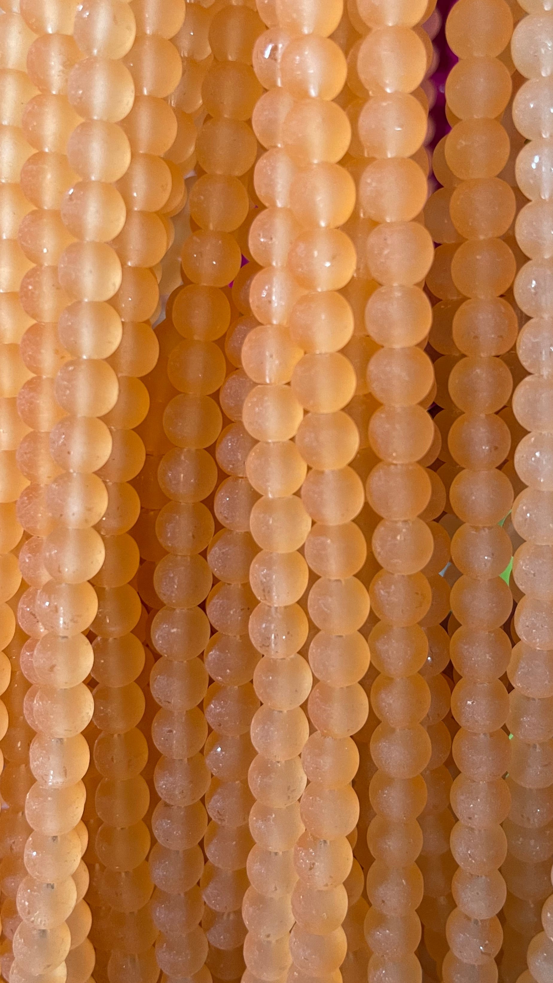 Mate glass beads 8mm