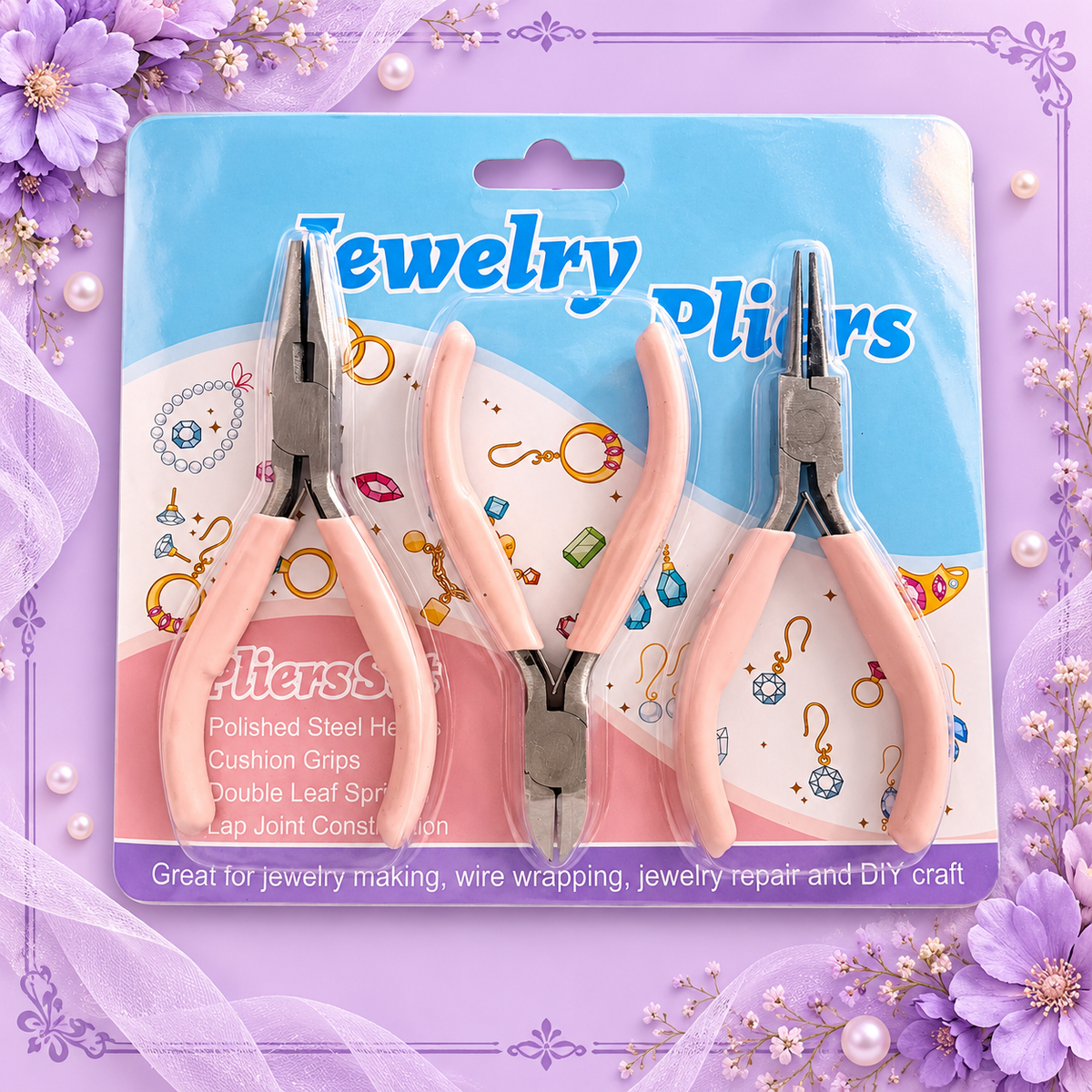 Jewelry Making Pliers Set – 3 Piece