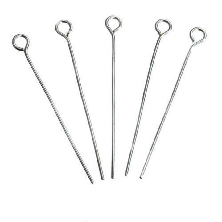Eye pin 1inch Golden & Silver
